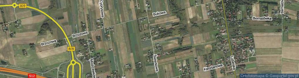 Zdjęcie satelitarne Zawilcowa ul.